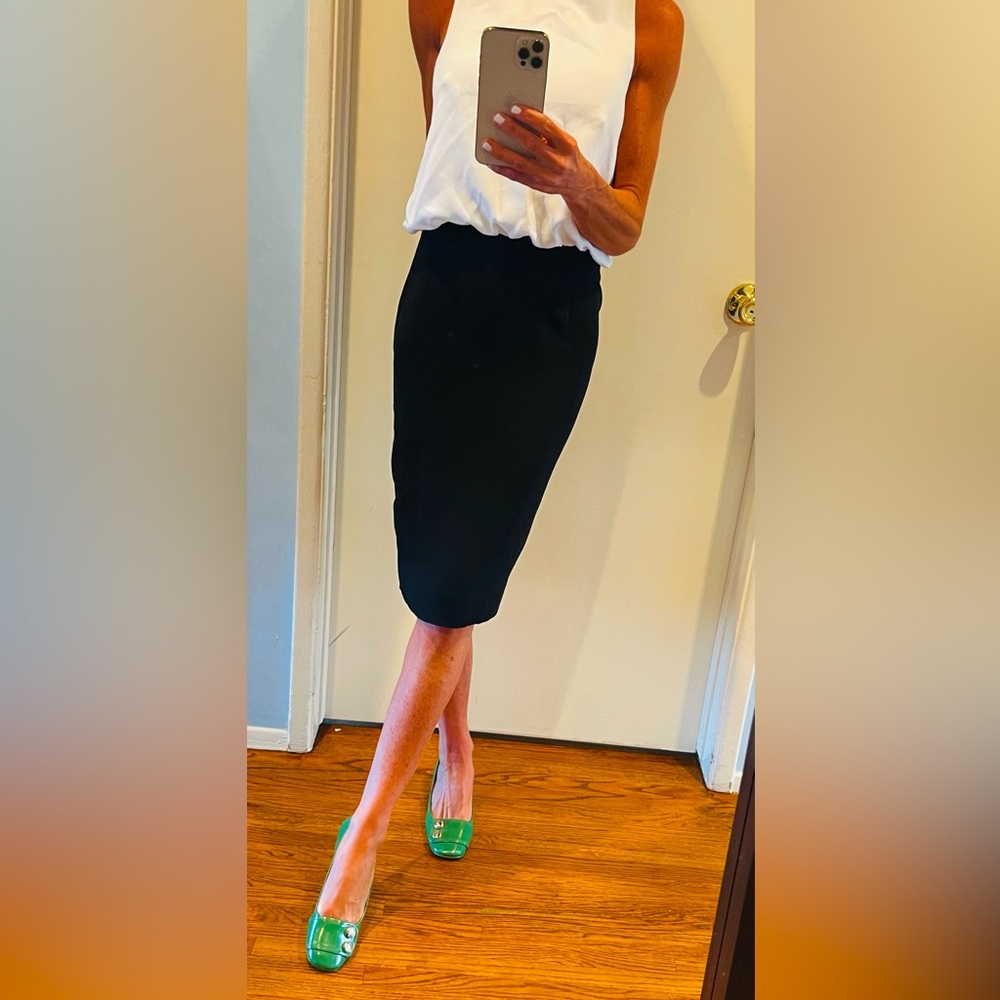 Marc By Marc Jacobs Green and Gold Low-Heeled Dress Shoes
